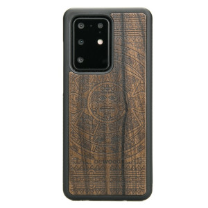 Drewniane Etui na Samsung Galaxy S20 Ultra KALENDARZ AZTECKI ZIRICOTE