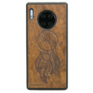 Drewniane Etui Huawei Mate 30 Pro ŁAPACZ SNÓW IMBUIA