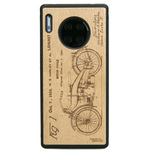 Drewniane Etui Huawei Mate 30 Pro HARLEY PATENT ANIEGRE