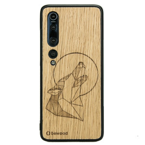 Drewniane Etui Xiaomi Mi 10 WILK DĄB