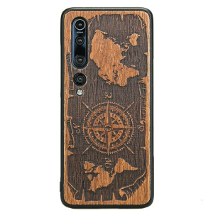 Drewniane Etui Xiaomi Mi 10 Pro RóżA WIATRÓW MERBAU