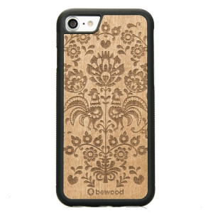 Drewniane Etui na iPhone SE 2020 POLSKI FOLK ANIEGRE