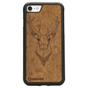 Drewniane Etui na iPhone SE 2020 JELEŃ IMBUIA