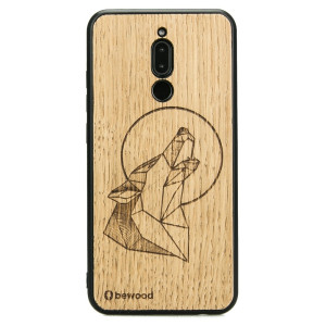Drewniane Etui Xiaomi Redmi 8 WILK DĄB