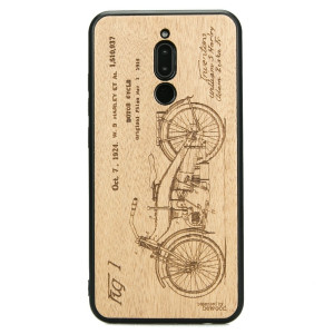 Drewniane Etui Xiaomi Redmi 8 HARLEY PATENT ANIEGRE