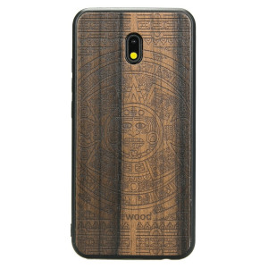 Drewniane Etui Xiaomi Redmi 8A KALENDARZ AZTECKI ZIRICOTE