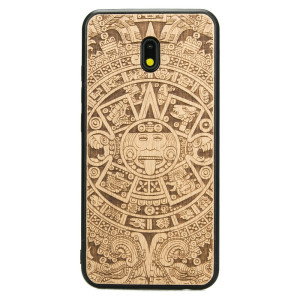 Drewniane Etui Xiaomi Redmi 8A KALENDARZ AZTECKI ANIEGRE