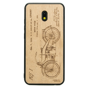 Drewniane Etui Xiaomi Redmi 8A HARLEY PATENT ANIEGRE
