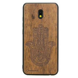 Drewniane Etui Xiaomi Redmi 8A HAMSA IMBUIA