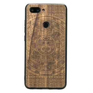 Drewniane Etui Xiaomi Mi 8 Lite KALENDARZ AZTECKI LIMBA