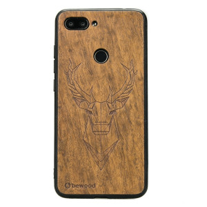 Drewniane Etui Xiaomi Mi 8 Lite JELEŃ IMBUIA