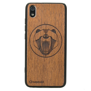 Drewniane Etui Xiaomi Redmi 7A NIEDŹWIEDŹ MERBAU