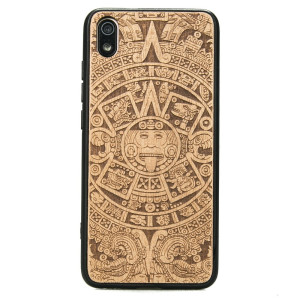 Drewniane Etui Xiaomi Redmi 7A KALENDARZ AZTECKI ANIEGRE