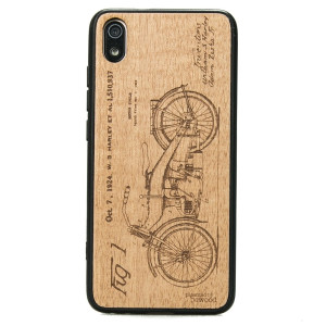 Drewniane Etui Xiaomi Redmi 7A HARLEY PATENT ANIEGRE