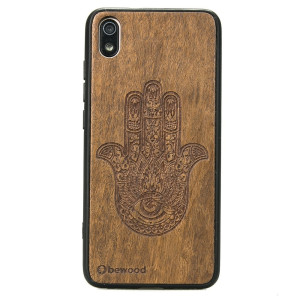 Drewniane Etui Xiaomi Redmi 7A HAMSA IMBUIA