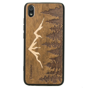 Drewniane Etui Xiaomi Redmi 7A GÓRY IMBUIA
