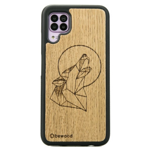 Drewniane Etui Huawei P40 Lite WILK DĄB