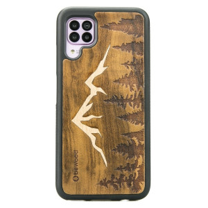 Drewniane Etui Huawei P40 Lite GÓRY IMBUIA