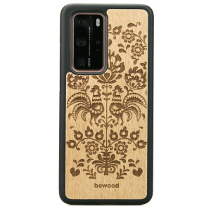 Drewniane Etui Huawei P40 Pro POLSKI FOLK ANIEGRE