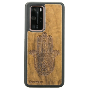Drewniane Etui Huawei P40 Pro HAMSA IMBUIA