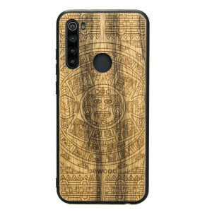 Drewniane Etui Xiaomi Redmi Note 8T KALENDARZ AZTECKI LIMBA