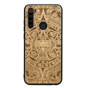 Drewniane Etui Xiaomi Redmi Note 8T KALENDARZ AZTECKI ANIEGRE
