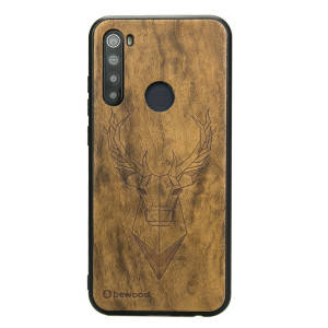 Drewniane Etui Xiaomi Redmi Note 8T JELEŃ IMBUIA