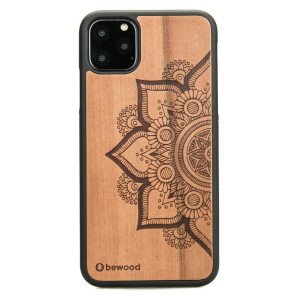 Drewniane Etui na iPhone 11 PRO MAX MANDALA JABŁOŃ