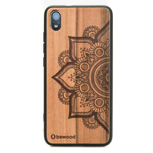 Drewniane Etui Xiaomi Redmi 7A MANDALA JABŁOŃ