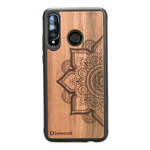 Drewniane Etui Huawei P30 Lite MANDALA JABŁOŃ