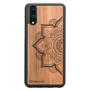 Drewniane Etui Huawei P20 MANDALA JABŁOŃ