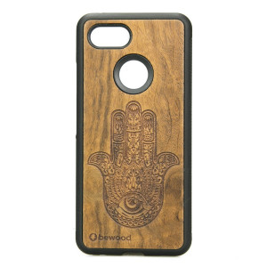 Drewniane Etui Google Pixel 3 HAMSA IMBUIA
