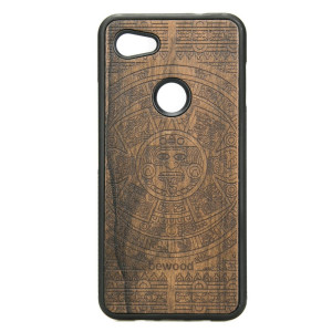 Drewniane Etui Google Pixel 3A KALENDARZ AZTECKI ZIRICOTE