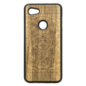 Drewniane Etui Google Pixel 3A KALENDARZ AZTECKI LIMBA