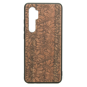 Drewniane Etui Xiaomi Mi Note 10 Lite LIŚCIE JABŁOŃ