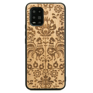 Drewniane Etui Xiaomi Mi 10 Lite POLSKI FOLK ANIEGRE