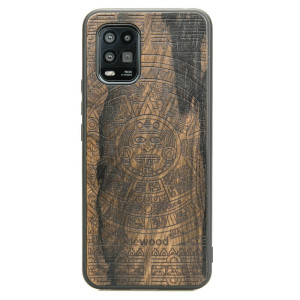 Drewniane Etui Xiaomi Mi 10 Lite KALENDARZ AZTECKI ZIRICOTE