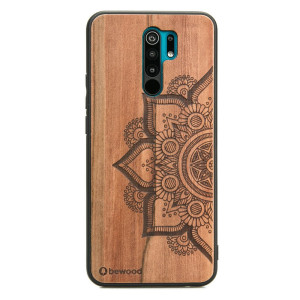 Drewniane Etui Xiaomi Redmi 9 MANDALA JABŁOŃ