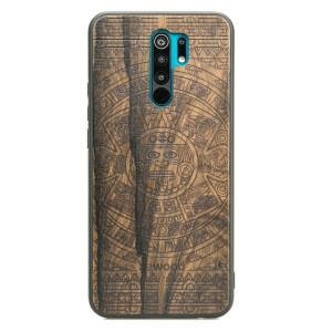 Drewniane Etui Xiaomi Redmi 9 KALENDARZ AZTECKI ZIRICOTE