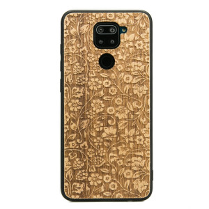 Drewniane Etui Xiaomi Redmi Note 9 KWIATY POLNE ANIEGRE