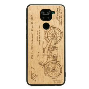 Drewniane Etui Xiaomi Redmi Note 9 HARLEY PATENT ANIEGRE