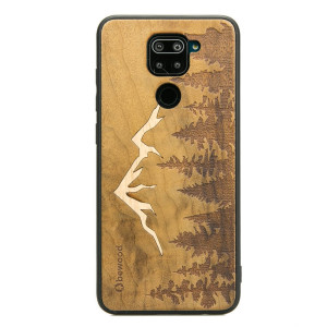 Drewniane Etui Xiaomi Redmi Note 9 GÓRY IMBUIA