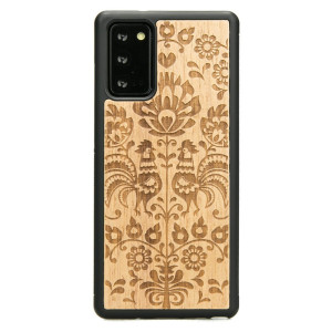 Drewniane Etui na Samsung Galaxy Note 20 POLSKI FOLK ANIEGRE