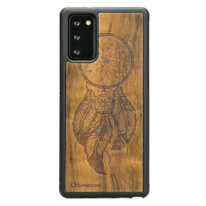 Drewniane Etui na Samsung Galaxy Note 20 ŁAPACZ SNÓW IMBUIA