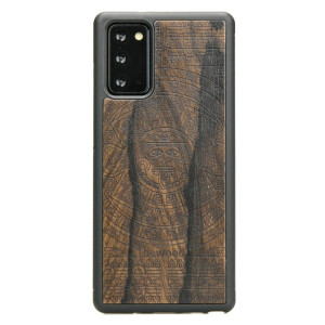 Drewniane Etui na Samsung Galaxy Note 20 KALENDARZ AZTECKI ZIRICOTE