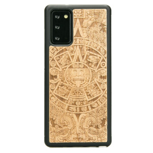 Drewniane Etui na Samsung Galaxy Note 20 KALENDARZ AZTECKI ANIEGRE