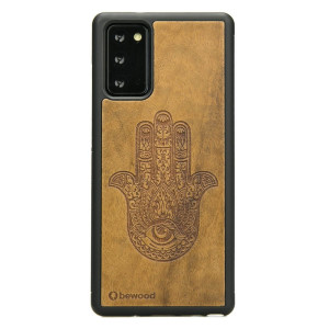 Drewniane Etui na Samsung Galaxy Note 20 HAMSA IMBUIA
