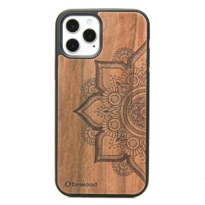 Drewniane Etui na iPhone 12 / 12 Pro MANDALA JABŁOŃ
