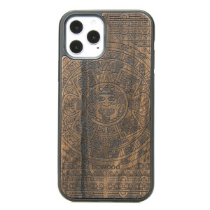 Drewniane Etui na iPhone 12 / 12 Pro KALENDARZ AZTECKI ZIRICOTE