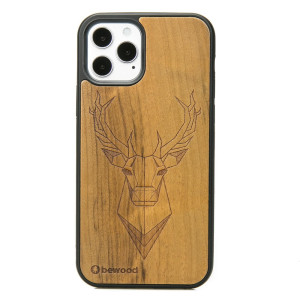 Drewniane Etui na iPhone 12 / 12 Pro JELEŃ IMBUIA
